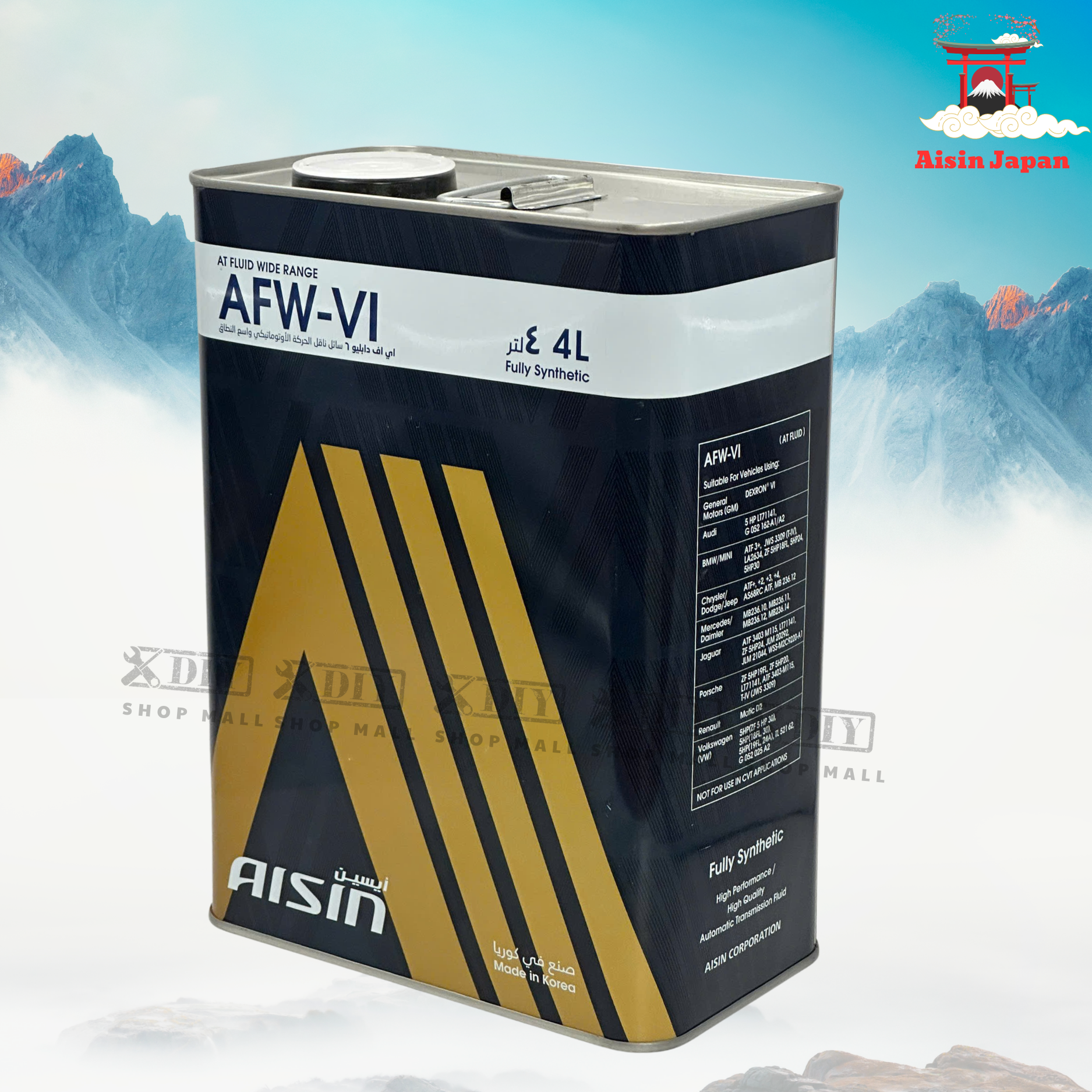 Nhớt hộp số tự động AISIN AFW-VI 3 Nhớt hộp số tự động AISIN AFW-VI