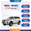 Combo bảo dưỡng Toyota Fortuner 2.4 MT 2017–nay
