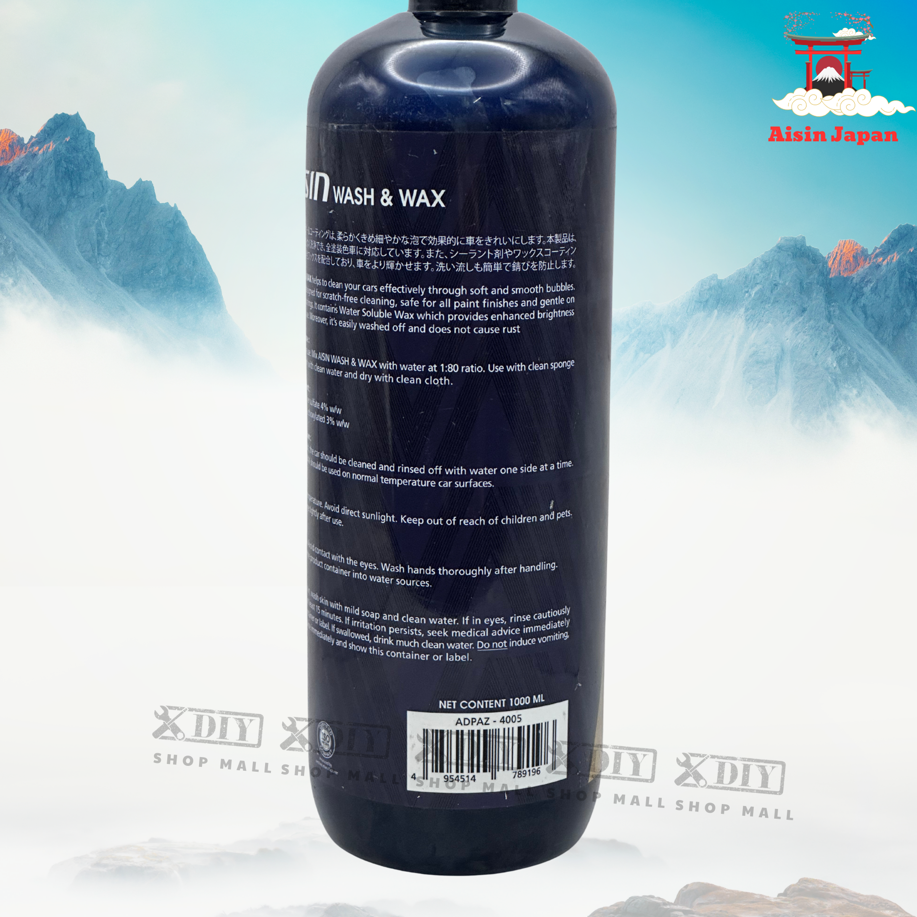 Dung dịch rửa xe và tạo bóng AISIN 4 Dung dịch rửa xe và tạo bóng AISIN