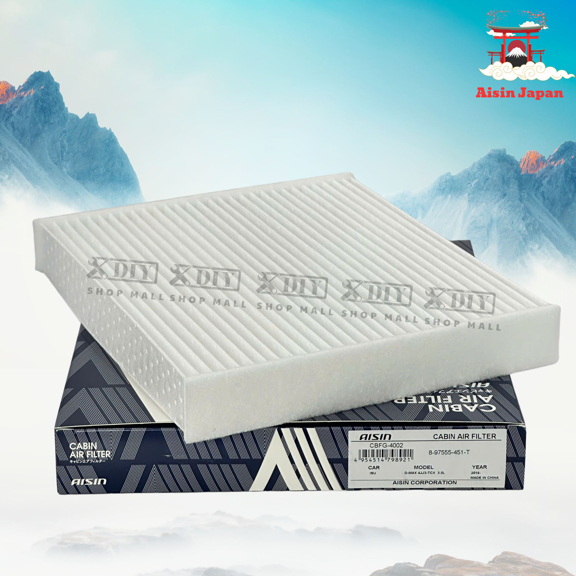 Lọc gió điều hòa Isuzu Aisin CBFG-4002 5 Lọc gió điều hòa Isuzu Aisin CBFG-4002