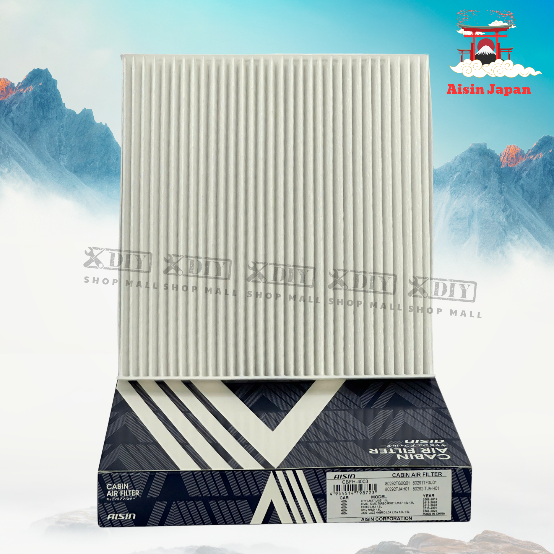 Lọc Gió Điều Hòa Honda AISIN CBFH-4003 5 Lọc Gió Điều Hòa Honda AISIN CBFH-4003