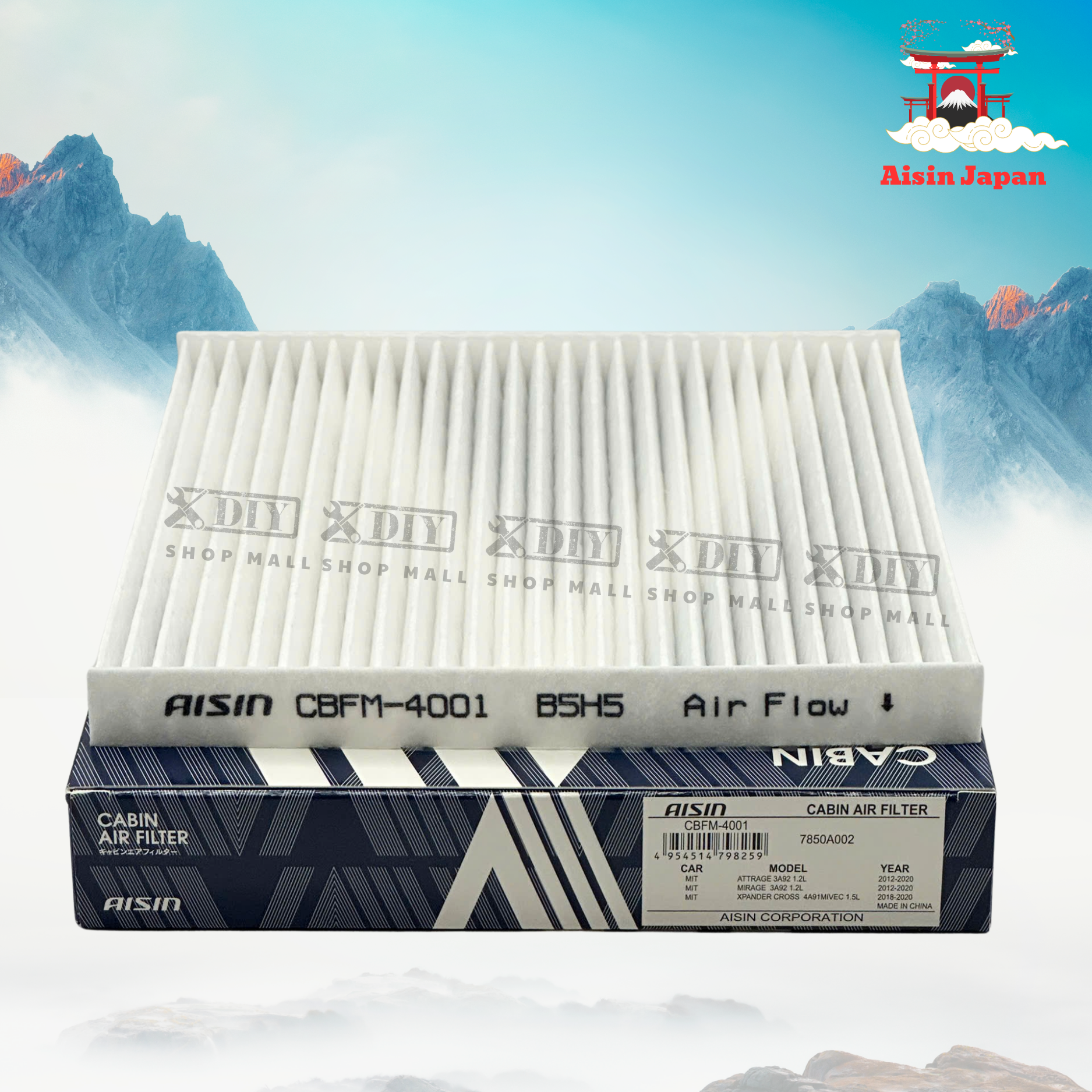 Lọc Gió Điều Hòa Aisin CBFM-4001 3 Lọc Gió Điều Hòa Aisin CBFM-4001