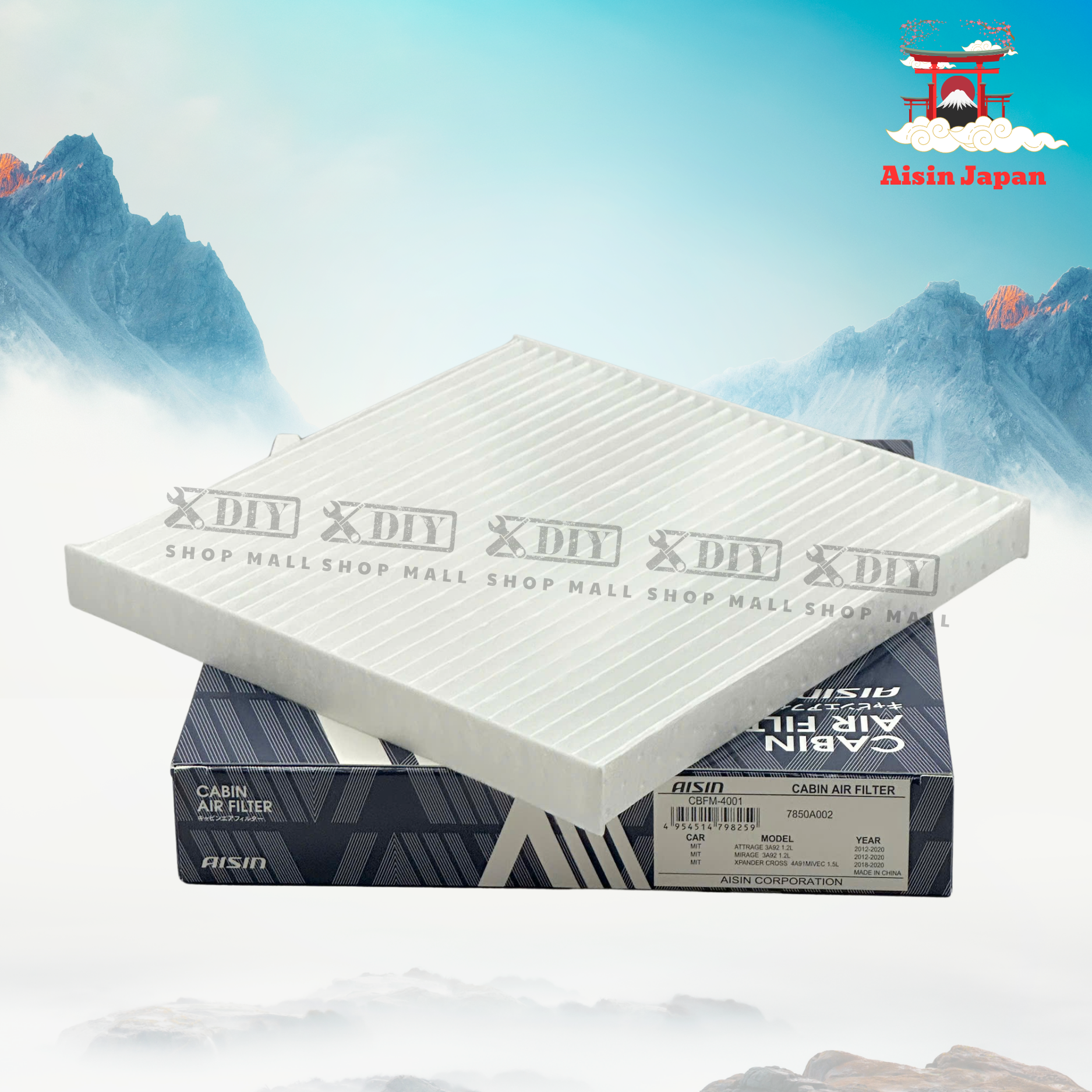 Lọc Gió Điều Hòa Aisin CBFM-4001 4 Lọc Gió Điều Hòa Aisin CBFM-4001