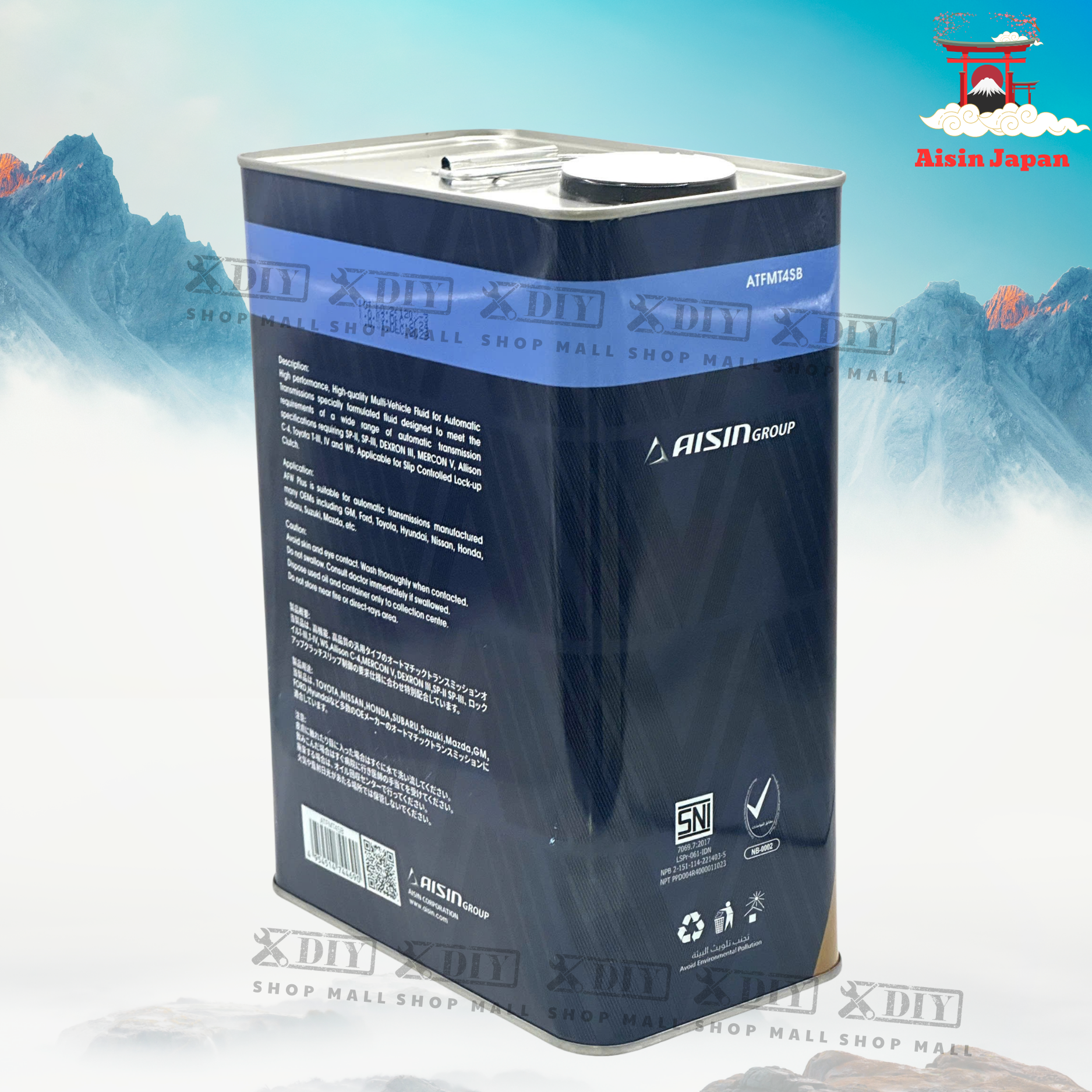 Nhớt hộp số tự động AFW+ AISIN 4 86 1