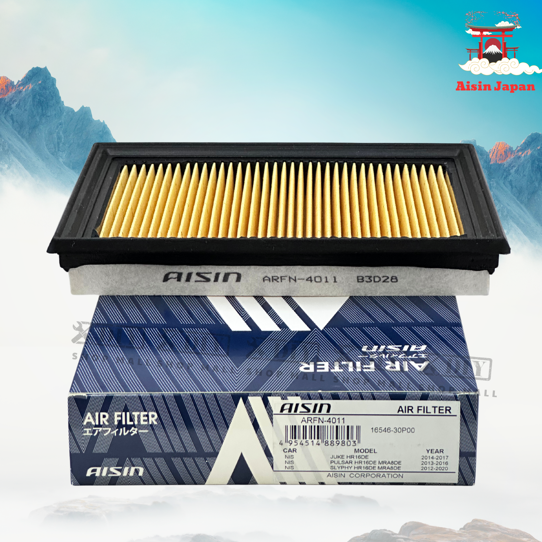 Lọc gió động cơ Aisin ARFN-4011 1 Lọc gió động cơ Aisin ARFN-4011