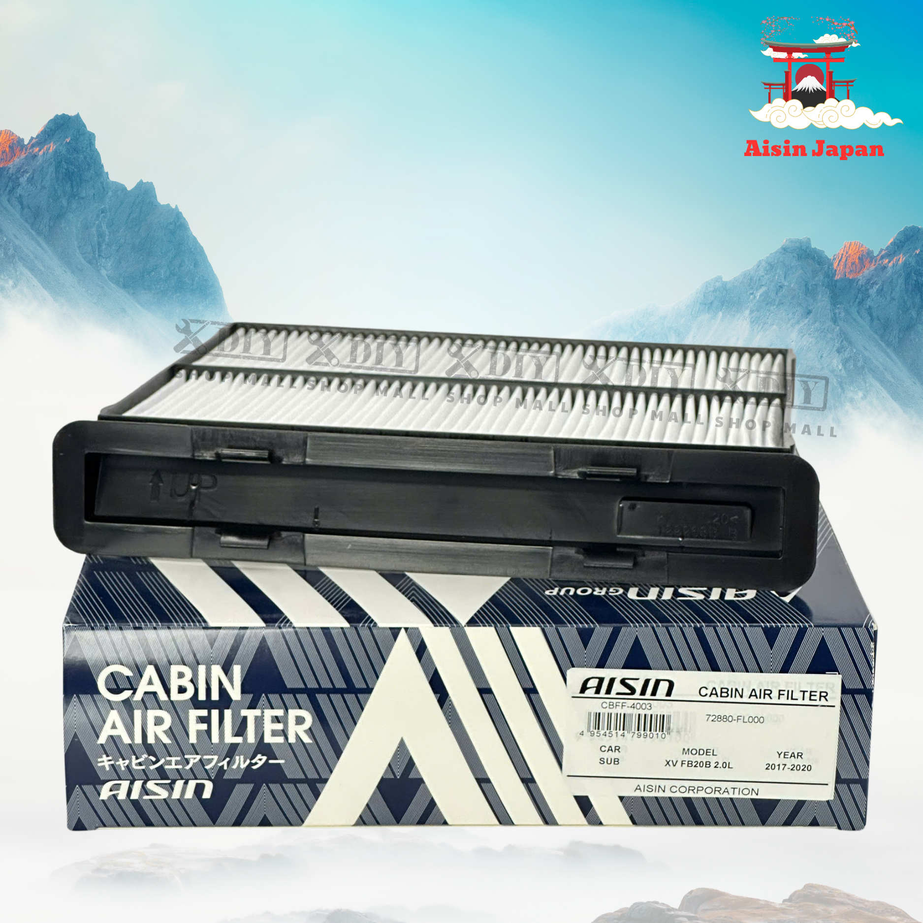 Lọc gió điều hòa Subaru Aisin CBFF-4003 3 Lọc gió điều hòa Subaru Aisin CBFF-4003