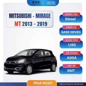 Combo bảo dưỡng Mitsubishi Mirage MT 2013–2019 sử dụng 100% phụ tùng & dung dịch AISIN chính hãng. Đúng thông số nhà sản xuất, tiết kiệm chi phí, dễ bảo dưỡng định kỳ, phù hợp xe gia đình & chạy dịch vụ.