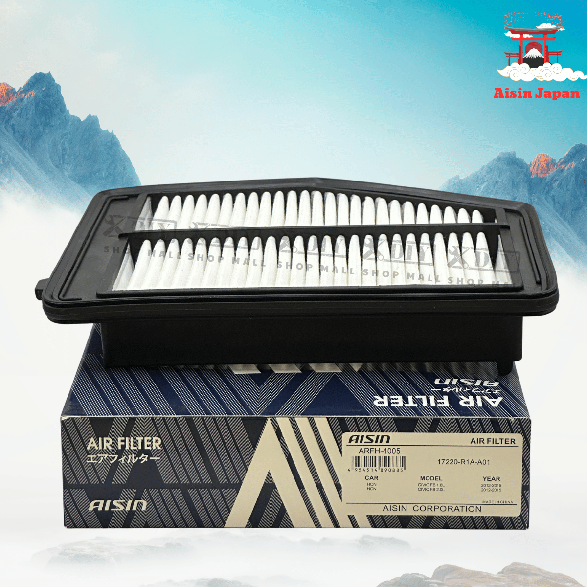 Lọc gió động cơ Aisin ARFH-4005 1 Lọc gió động cơ Aisin ARFH-4005 phù hợp cho:Honda Civic (2012–2015) Mã OE tương thích: 17220-R1A-A01 Mã tham chiếu: JS Asakashi A28002