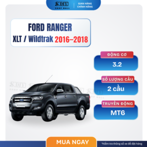 Bộ bảo dưỡng Ford Ranger 2016–2018 XLT / Wildtrak 3.2 Turbo MT6 được xây dựng theo tiêu chuẩn kỹ thuật thực tế, bao gồm đầy đủ các hạng mục quan trọng như dầu động cơ, dầu hộp số, dầu cầu trước – sau, dầu hộp số phụ (transfer case), nước làm mát và các loại lọc. Việc sử dụng combo giúp xe vận hành ổn định, giảm hao mòn và kéo dài tuổi thọ hệ truyền động 4W