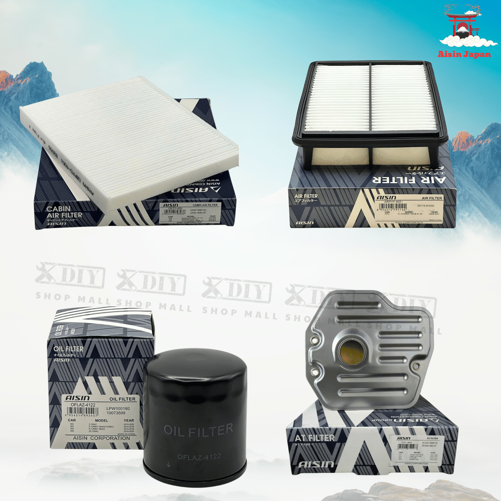 Combo bảo dưỡng Ford Ranger XL/XLS/XLT 2.2 MT6 2016–2018 chính hãng 3 combo loc 4