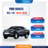 Combo Bảo Dưỡng Ford Ranger XLS / XLT 2.2 2016–2018 Turbo AT6 9 Combo Bảo Dưỡng Ford Ranger XLS / XLT 2.2 AT6 2016–2018 – giải pháp bảo dưỡng định kỳ toàn diện, được thiết kế chuyên biệt cho dòng bán tải Ranger máy dầu 2.2L sử dụng hộp số tự động 6 cấp (AT6). Giải pháp bảo dưỡng toàn diện, tối ưu chi phí