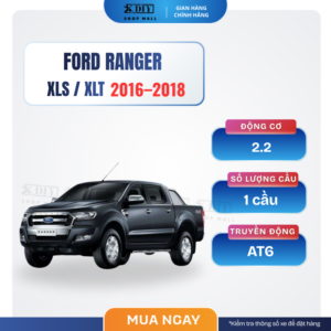 Combo Bảo Dưỡng Ford Ranger XLS / XLT 2.2 AT6 2016–2018 – giải pháp bảo dưỡng định kỳ toàn diện, được thiết kế chuyên biệt cho dòng bán tải Ranger máy dầu 2.2L sử dụng hộp số tự động 6 cấp (AT6). Giải pháp bảo dưỡng toàn diện, tối ưu chi phí