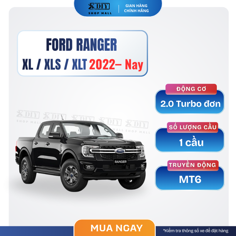 Combo bảo dưỡng Ford Ranger 2022–Nay XL/XLS/XLT 2.0 Turbo MT6 1 Combo bảo dưỡng Ford Ranger 2022–Nay XL/XLS/XLT 2.0 Turbo MT6 là giải pháp toàn diện giúp người dùng chăm sóc xe đúng chuẩn, tiết kiệm chi phí và duy trì hiệu suất vận hành tối ưu.